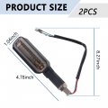 Carleef 2pcs Motorcycle Turn Signals Bright Cool 12led Signal Lights Indicators Modification Essential 12v Blinkers With