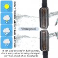 Carleef 2pcs Motorcycle Turn Signals Bright Cool 12led Signal Lights Indicators Modification Essential 12v Blinkers With