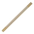 Nuvo 4 In Brass Plated Steel Pipe 1 8 Ip With 3 Threaded Ends Model 90-276 