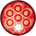Peterson Manufauring 882k-7 Blue 4 Light Round Groom Mount With Plug Kit M177 Multi-volt Led S T T B U 1 Pack 