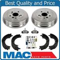 2001-2002 Toyota Rav4 Rear Brake Drum Drums Shoes Kit New Wheel Cylinders 