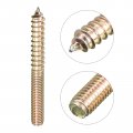 Uxcell M8x75mm Hanger Bolts 24pcs Double Ended Thread Dowel Screws For Wood Furniture Connecting