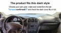 Dash Cover Mat For Dodge Caravan And Grand Black Polyester Carpet Dashboard Protector Pad Custom Fit Left Hand Driving