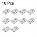 Uxcell Toggle Catch Lock 38mm Retro Decorative Silver Hasp W Screws For Suitcase Chest Trunk Latch Clasp Pack Of 10