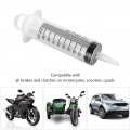 Universal Disc Brake Bleed Kit Motorcycle Hydraulic Clutch Tool 100ml Syringe Capacity 50cm Hose For Motorbikes Scooters Quads