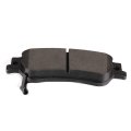 Rear Disc Brake Pad Set D1352 For Chevrolet Caprice 2011 To 2017 Ss 2014 And Pontiac G8 2008 2009 With Hardware 