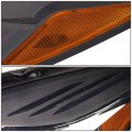 Auto Dynasty Oe Style Smoked Housing Amber Corner Headlight Lamps Tool Kit Compatible With Ford Escape 13-16