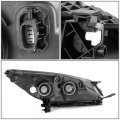Auto Dynasty Oe Style Smoked Housing Amber Corner Headlight Lamps Tool Kit Compatible With Ford Escape 13-16