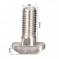 Uxcell M8x20mm T-slot Drop-in Stud Sliding Screw Bolt Carbon Steel 10pcs For 30 Series European Standard Aluminum Profile