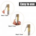 X Autohaux Flexible Stainless Steel 40cm 16 Tire Valve Connect Pipe Air Chuck Inflator Compressor Pump Extension Hose For Car