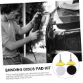 Healeved 8 Pcs Pneumatic Disc Sponge Sandpaper Flocking To Rotate Mattress