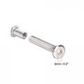 Uxcell Screw Post Fit For 3 8 10mm Hole Dia Male M8x50mm Belt Buckle Binding Bolts Leather Fastener Carbon Steel 5 Sets