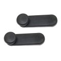 Window Crank Driver And Passenger Side Pair For Pontiac G3 2009 2010 Wave Front Or Rear Black Replacement 96463667 96951478 