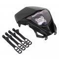 Universal Led Dirt Bike Headlight 12v 25w For Yz Yzf Wr 125 250 450 Waterproof Front Lamp Most Pit Enduro Blue