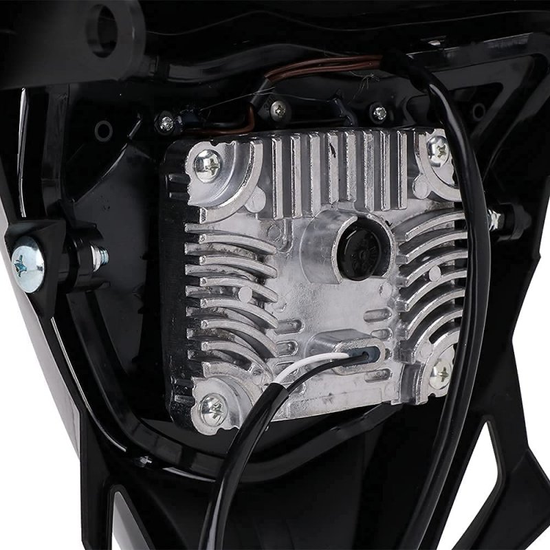 Universal Led Dirt Bike Headlight 12v 25w For Yz Yzf Wr 125 250 450 Waterproof Front Lamp Most Pit Enduro Blue