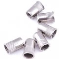 50pcs M3m4m5m6m8 Aluminum Alloy Rivet Flat Head Thread Insert Nut Cap Duo Er