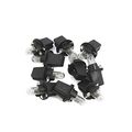 Uxcell 10pcs Dc 12v 1 2w T5 74 Led Dashboard Gauge Side Light Yellow For Car Internal