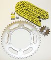 2005-2014 Fits Yamaha Tt-r230 230 Yellow O Ring Chain And Sprocket 12 49 110l