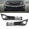 Fog Light Bezel Cover Grille Molding For 2012-2014 Toyota Camry Se Driver And Passenger Side