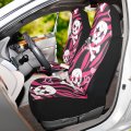 Burbuja Y2k Skulls On Zebra Front Car Seat Cover Breathable Protectors Universal Fits Suv Cars Truck Non-slip 1 Pack