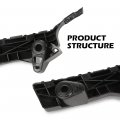 Front Bumper Retainer Left Driver And Right Passenger Side For 2016-2018 Mazda 3 G Sedan 2014-2016 I Sport Bhn1500t1f