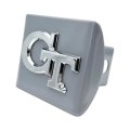 Elektroplate Officially Licensed Georgia Tech Yellow Jackets Gt All Metal Matte Chrome Hitch Cover For Trucks And Suvs Fits 