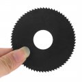 Uxcell 75mm Dia 1mm Thickness Round Shape 72 Teeth Hss Wheel Disc Slitting Saw Cutter Black