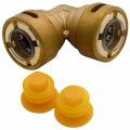Supplying Demand Sb1 3 4 Inch 90 Degree Elbow Quick Connect Hvac Brass Coupler Fitting