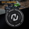Nicecnc Black Engine Oil Filler Cap Cover Plug Compatible With Kawasaki Klr650 2007-2018 Klx110l 2010-2021 Klx110 2002-2021