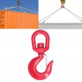 Hilitand 7 Tons Crane Hook Alloy Steel Swivel Eye With Latch 28 Working Load Limit