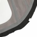 Hecasa Convertible Soft Top Compatible With 1995-1998 Porsche 911 993 W Clear Plastic Window Black Sailcloth Vinyl