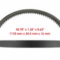 Caltric Drive Clutch Belt Compatible With Ski-doo Grand Touring 500 1996-2003 550f Sport 2012 2013 2014