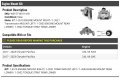 Engine Mount And Transmission Kit 4 Piece Compatible With 2017-2023 Chrysler Pacifica 3 6l V6