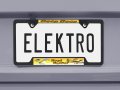 Road Runner Open Black License Plate Frame