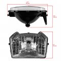 Caltric Right Left Middle Headlight With Bulb For Polaris Sportsman 450