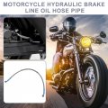 Uxcell 500mm 19 69 Length 0 4 Id Motorcycle Hydraulic Brake Line Oil Hose Pipe Metal Braided Cable For Atv Motocross Sport