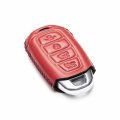 Vitodeco Genuine Leather Smart Key Fob Cover With Chain For 2017-2020 Hynundai Veloster 2019-2020 Hyundai Santa Fe Kona 2020