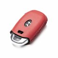Vitodeco Genuine Leather Smart Key Fob Cover With Chain For 2017-2020 Hynundai Veloster 2019-2020 Hyundai Santa Fe Kona 2020