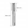 Uxcell Machine Tap 1 8-27 Nptf Pipe 3 Straight Flutes High Speed Steel Screw Thread Threading Tapping Tool