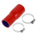 Straight Coupler Silicone Hose With Clamps 1 77 50 Id 5 Length 0 Degree Car Coolant 4-ply 5mm Thick Air Intake Turbo 