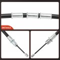 A-premium Front Side Parking Brake Cable Assembly Compatible With Chevrolet Oldsmobile Pontiac Models Venture 1997-2000