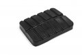 Red Hound Auto 2 Clutch And Brake Pedal Pads Cover Compatible With Nissan Datsun 200sx 1979-1988 Hardbody Pickup 1986-1994
