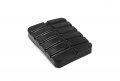 Red Hound Auto 2 Clutch And Brake Pedal Pads Cover Compatible With Nissan Datsun 200sx 1979-1988 Hardbody Pickup 1986-1994