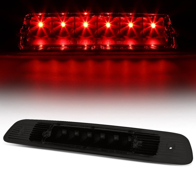 Led High Mount 3rd Brake Light For 01-03 Highlander Black Smoke Housing 3bl-th01-led-bk-sm Rear Lamp Assembly