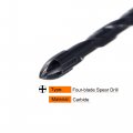 Uxcell 2 Pcs Glass Concrete Drill Bit Masonry Bits Set Carbide Tip For Brick Tile Plastic And Wood With Size 3mm