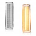 Full Led Front Turn Signal Lamps Corner Lights For 1982-1993 Chevrolet S10 Blazer S15 Jimmy Sonoma Bravada Chrome Housing Clear 