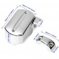 Chrome Brake Master Cylinder Cover For Yamaha V-star 1100 650 1999-2007
