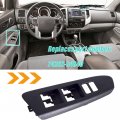 Door Window Switch Bezel Left Driver Side Fits For 2012-2015 Toyota Tacoma Replaces 74202-04040 Master Power Button Trim Panel
