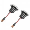 X Autohaux 1 Pair Led Side Marker Light Turn Signal Lights Fender Sidemarker Lamps For Fiat 500 2-door 2007-2019 68259985aa Abs
