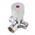 G1 2 Hot Cold Water Mixing Valve Usable Bathroom Sink Faucets Thermostatic Mixer Temperature Control For Automatic Faucet